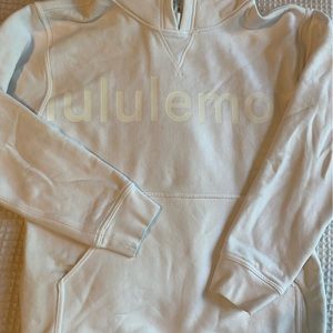 White lululemon hoodie